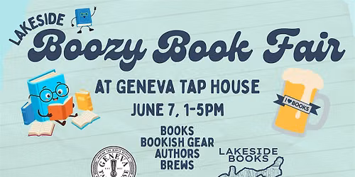 Lakeside Boozy Book Fair at Geneva Tap House
