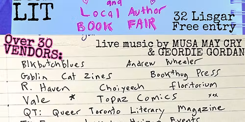 Glad Day's Queer Zine & Local Author's Book Fair