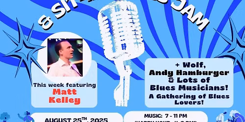 Every Monday Blues Shows & Sit-in Jams!