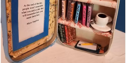 Miniature Bookshelf Craft Workshop