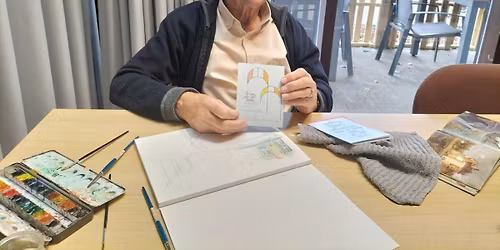 Maak je eigen kerstkaartjes (workshop met tekenclub De Dijk)