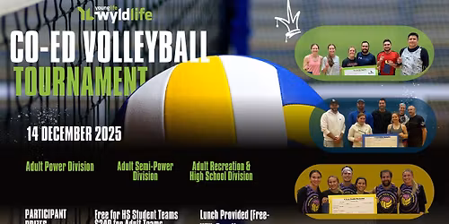 2025 WyldLife Co-Ed Fundraising Volleyball Tournament