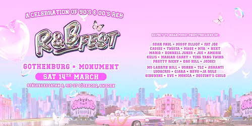 R&B Fest Is Coming To Gothenburg!