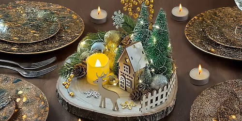 Winter Table Decoration Making