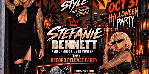 Stefanie Bennett Live In Concert Record Release Halloween Party