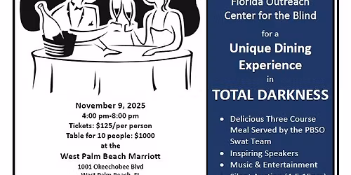 Save the Date! 17th Annual Dining in the Dark