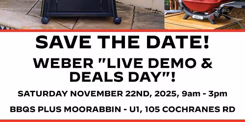 Weber live Demo & Deals Day
