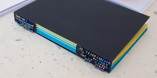 Bookbinding Workshop - Fishbone and Embellished Buttonhole Binding