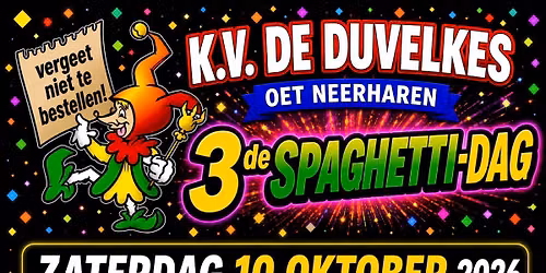 3de spaghetti-dag aan huis