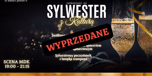 SYLWESTER Z KULTUR\u0104 - \u015bwi\u0119tuj z MDK Rumia! 