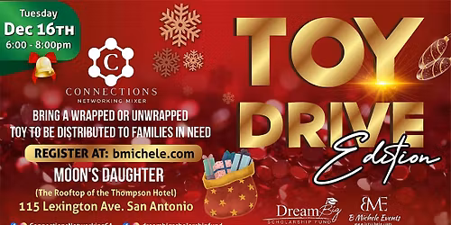 Connections Networking Mixer: Toy Drive Edition