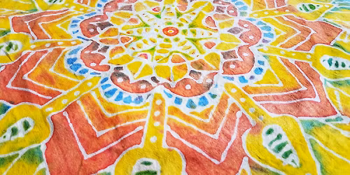 Faux Batik with Glue on Fabric (adults and teens)