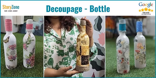 Decoupage - Bottle
