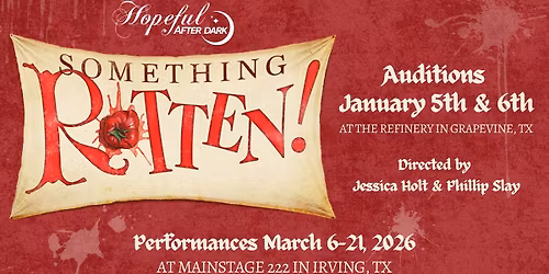 Something Rotten Auditions