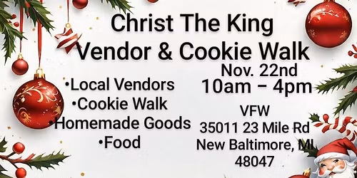 Christ The King Vendor & Cookie Walk