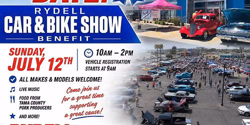 17th Annual Rydell Car & Bike Show Benefit