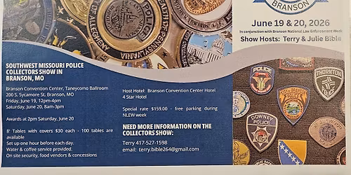 Southwest Missouri Police Collectors Show 