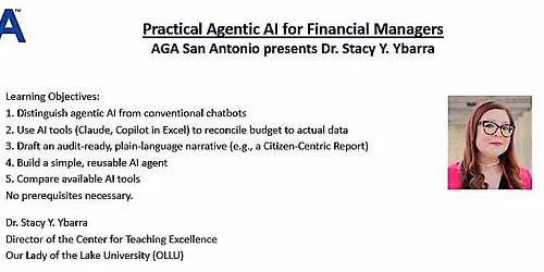Practical Agentic AI for Financial Managers