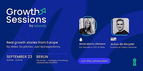 Growth Sessions by iubenda | Berlin 23.9