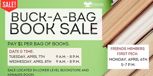 Buck-A-Bag Book Sale