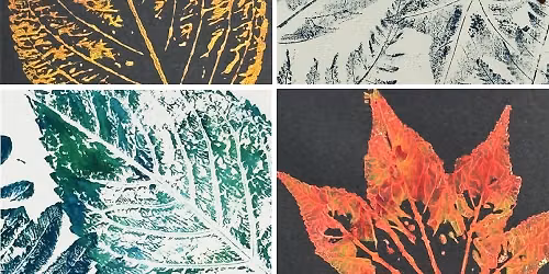 Printmaking with Leaves Workshop