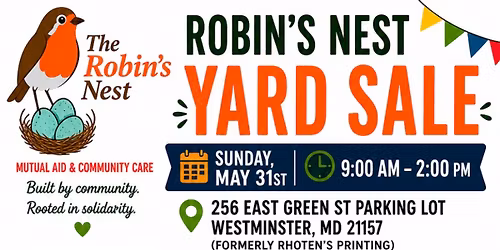 Robin's Nest Yard Sale