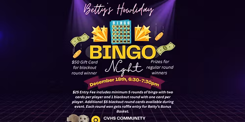 Betty's Howliday Bingo