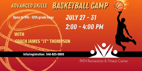 Basketball camp for high school boys