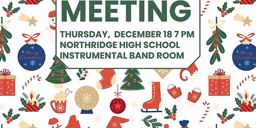December Music Booster Meeting