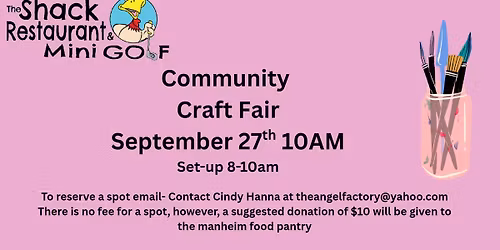 Community Fair and Yard Sale