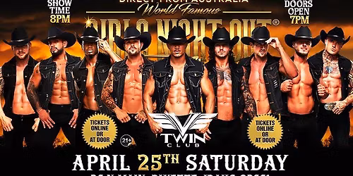 Apr 25th: Payette, ID - Girls Night Out the Show\u00ae AUSTRALIAN TAKEOVER at V Twin