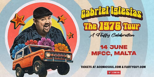 Gabriel Iglesias \/ 14 June 2026 \/ MFCC, Malta