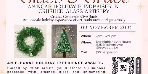 Glass & Grace: An NCAP Holiday Fundraiser in Crushed Glass Artistry