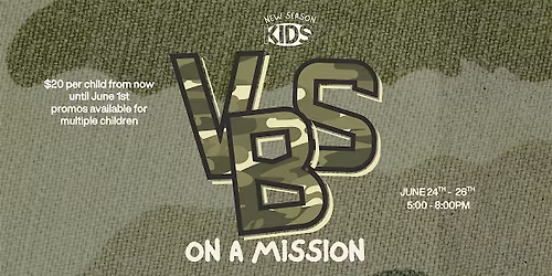New Season Kids VBS 2026