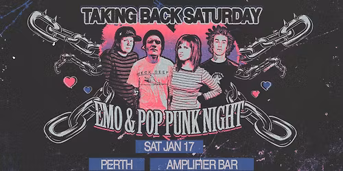 Taking Back Saturday: Emo & Pop Punk Night - Perth