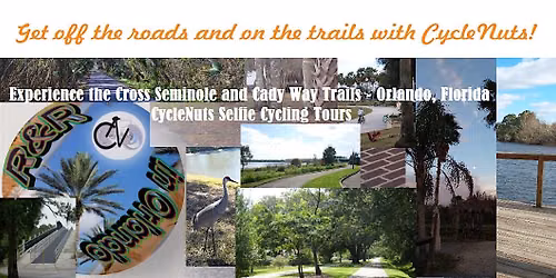 Orlando, Florida - Cady Way & Cross Seminole Trail -Smart-guided Cycle Tour