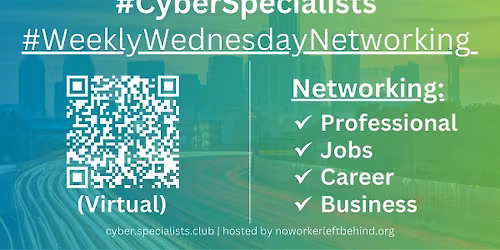 #CyberSpecialists Virtual Job\/Career\/Professional Networking #NewYork #NYC