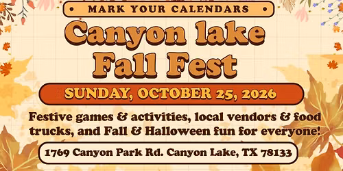 Canyon Lake Fall Fest