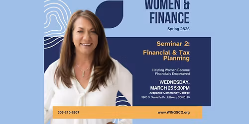 Women & Finance Seminar 2 - Financial & Tax Planning
