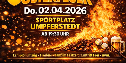 Osterfeuer - Sportplatz Umpferstedt