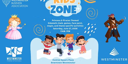 Kids Zone on the Plaza: Princess & Pirates Theme