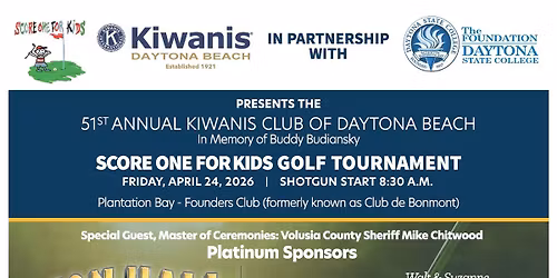 Score One For Kids Golf Tournament