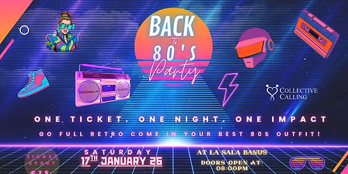 Marbella\u2019s Funky Ultimate 80s Party ! One Ticket. One Night. One Impact.