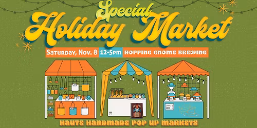 Special Holiday Pop Up at Hopping Gnome Brewing