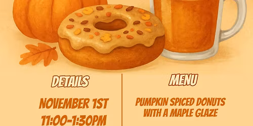 \ud83c\udf42\u2728 Cider & Spice Donut Workshop \u2728\ud83c\udf42