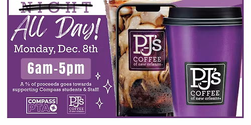 PJ\u2019s Coffee Spirit Day \u2013 All Day!