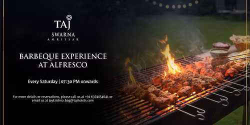 BARBEQUE EXPERIENCE AT ALFRESCO