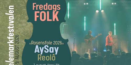 Telemarkfestivalen 2026 | FredagsFOLK 
