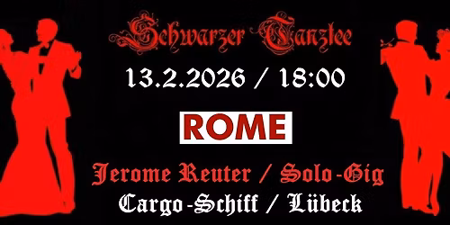ROME \/ Solo-Gig von JEROME REUTER \/ Live auf dem Cargo-Schiff