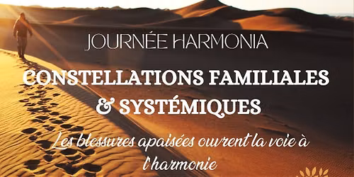 Journ\u00e9e Harmonia Constellations familiales et Syst\u00e9miques le 26 septembre 